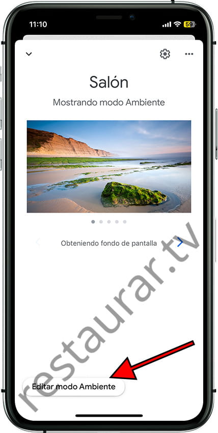 Editar modo ambiente