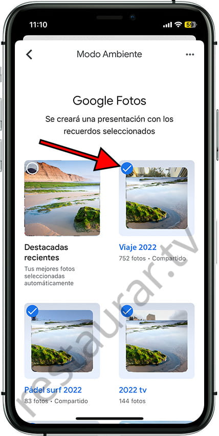 Albumes Google Fotos