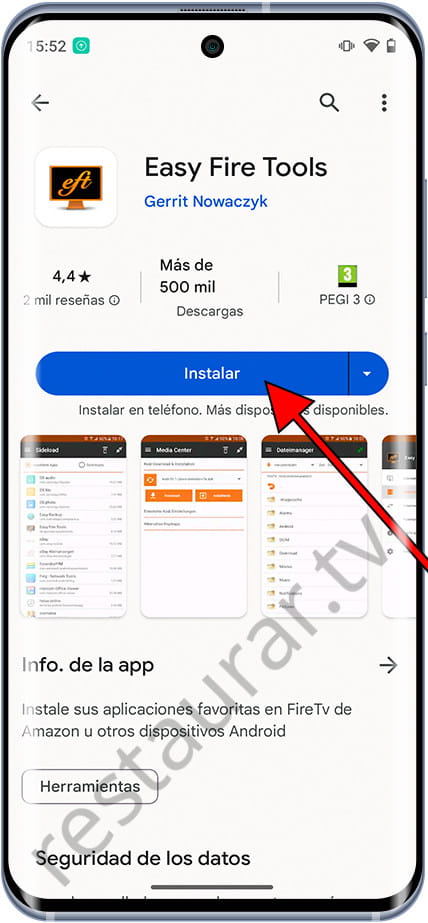Aplicación Fire TV Tools