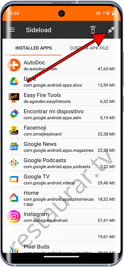 Conectar Fire TV en Easy Fire Tools