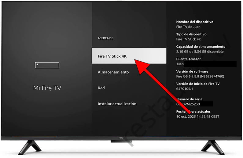 Datos Fire TV